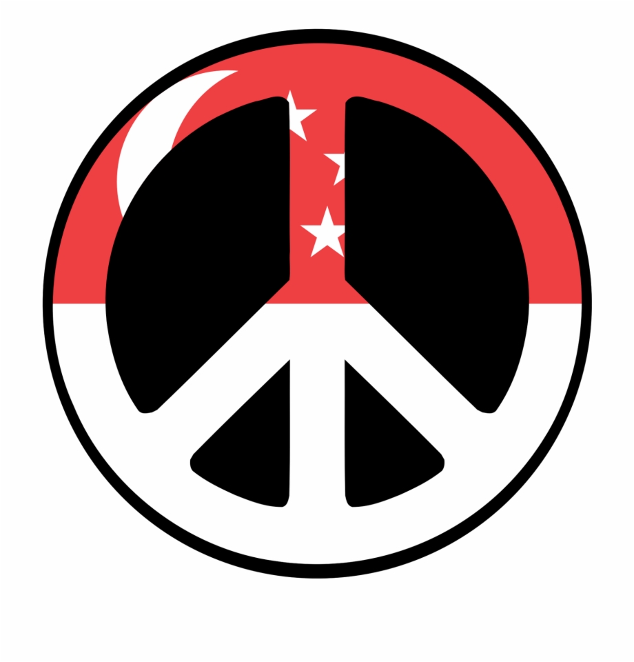 Singapore Flag Clipart Angel Peace Logo