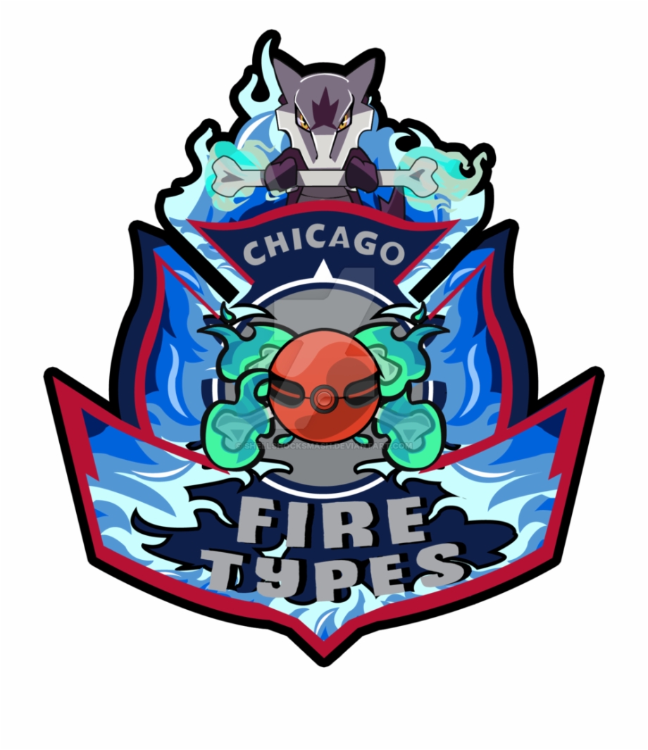 Chicago Fire Types Alola Marowak Logo By Shellshocksmash