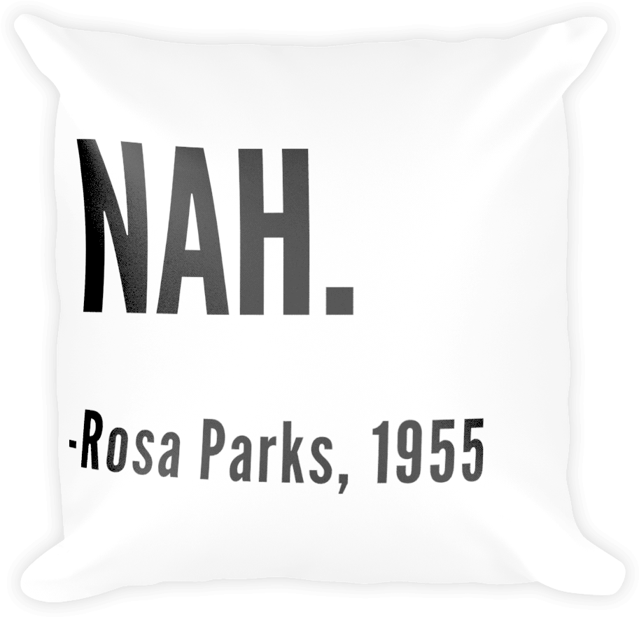 Pop Rosa Parks Pillow Throw Pillow