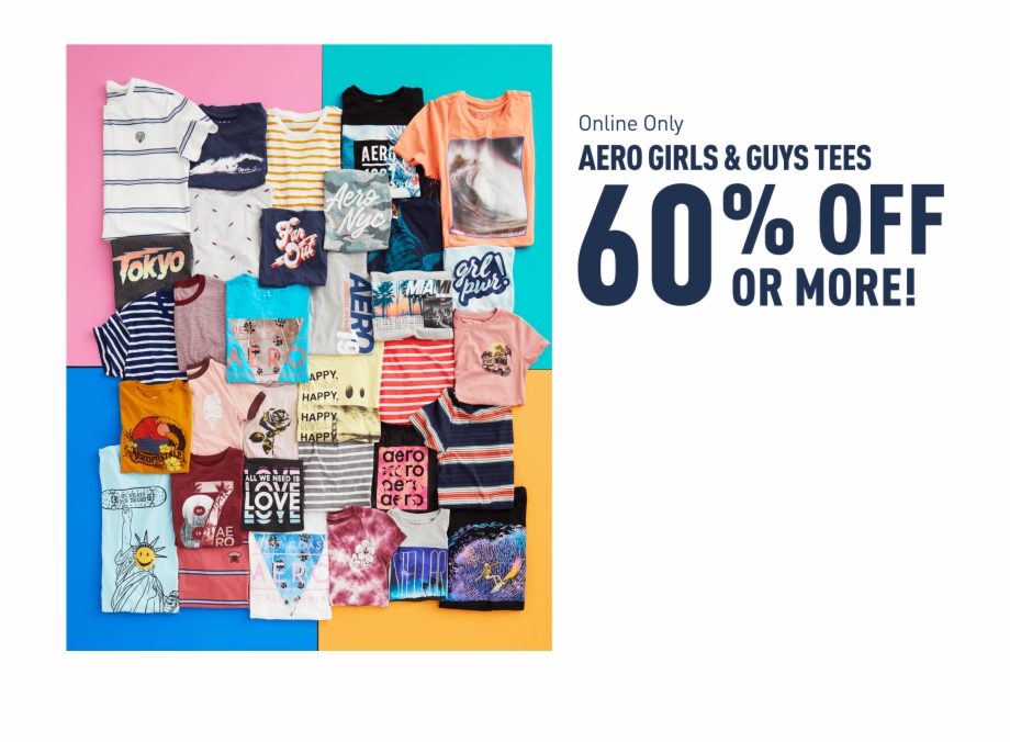 Aeropostale 60 Off Entire Site Online Only Poster