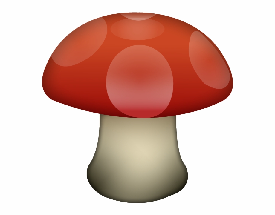 Mushroom Emoji Transparent Background