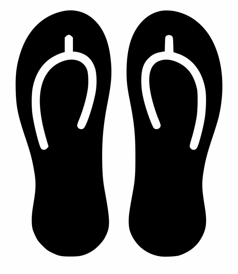 Free Flip Flop Clip Art Black And White, Download Free Flip Flop Clip ...