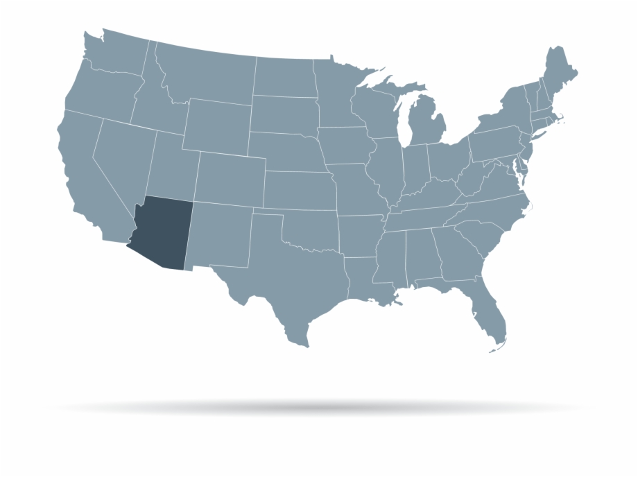 U S States Arizona Clipart Animated Map Of