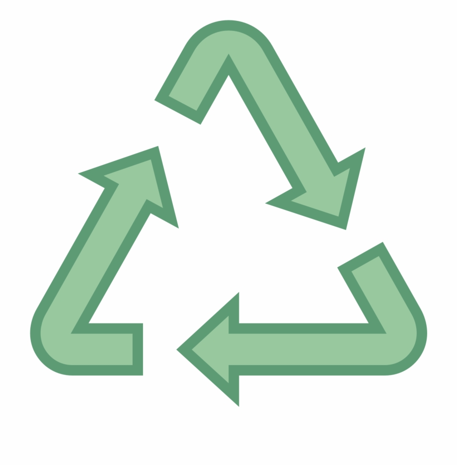 recycling symbol transparent
