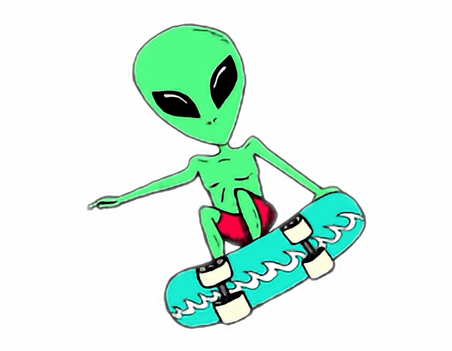 Free Stock Skateboarding Transparent Free On Skate Alien