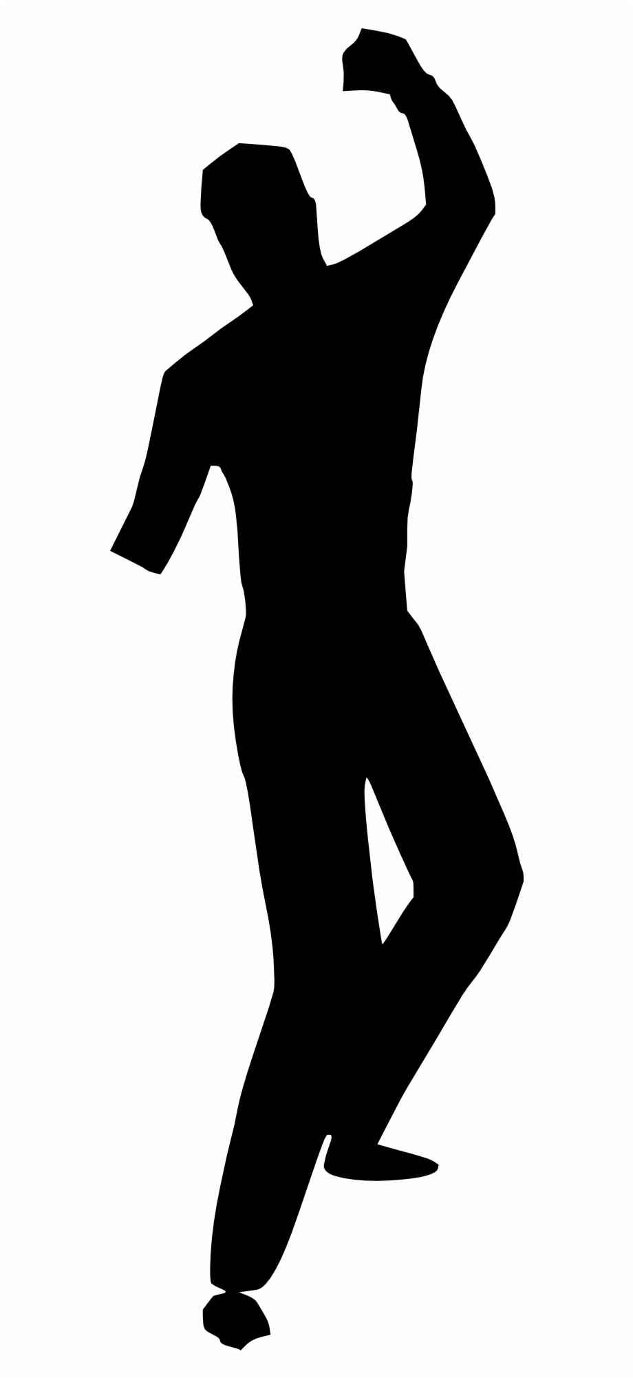 Silhouette Of A Dancing Man Dancing Man Silhouette