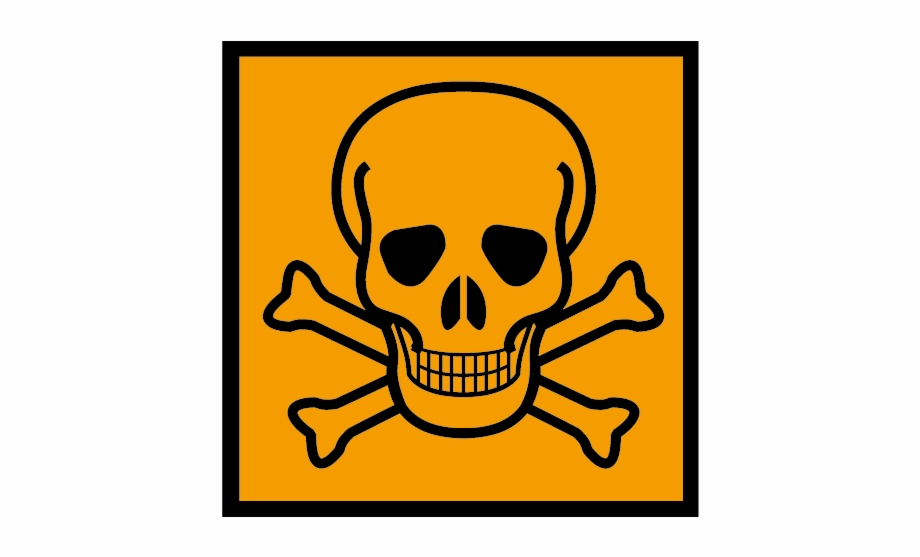 Toxic Sign Skull And Crossbones