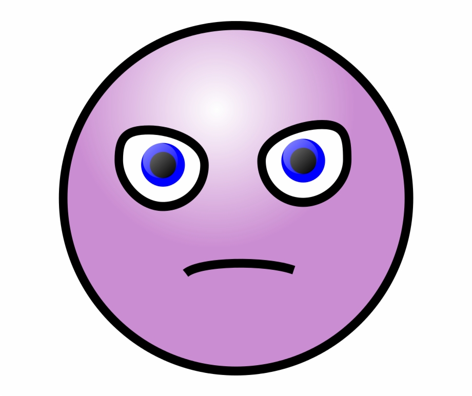 File Angry Smiley Svg Mad Face No Background