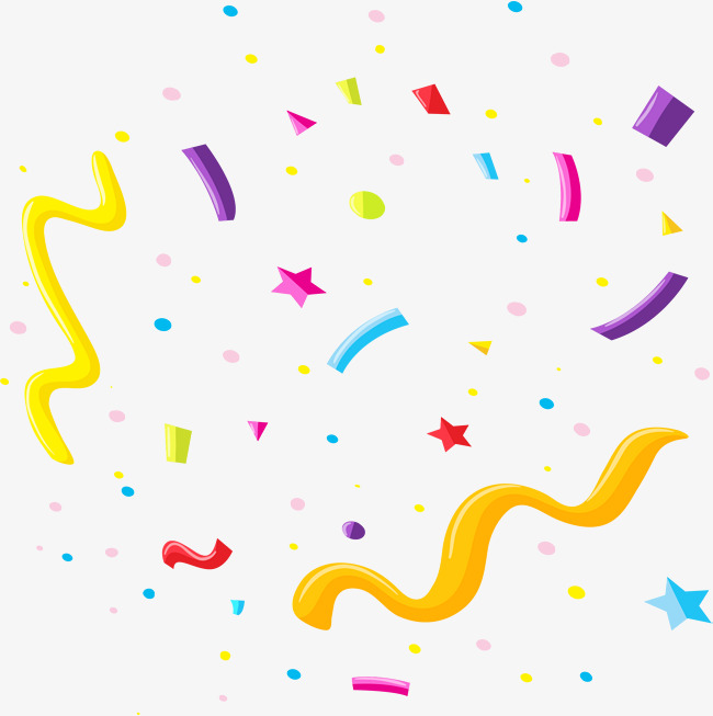 Birthday Streamers Png