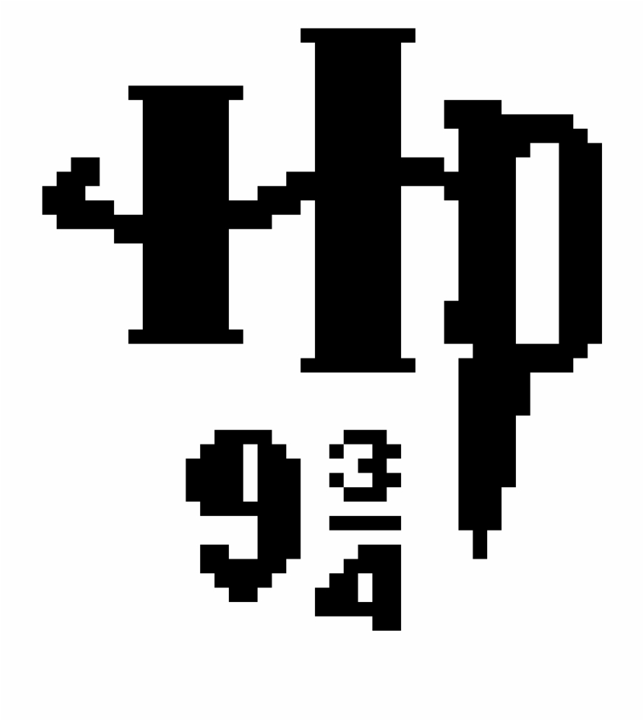 Логотип Гарри Поттер пиксель