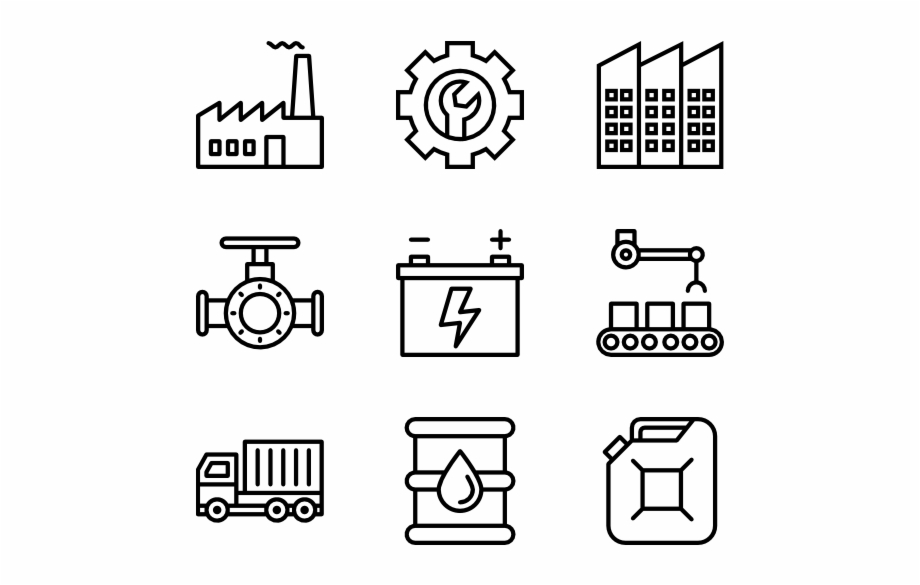 Circuits Vector Industrial Train Station Icon