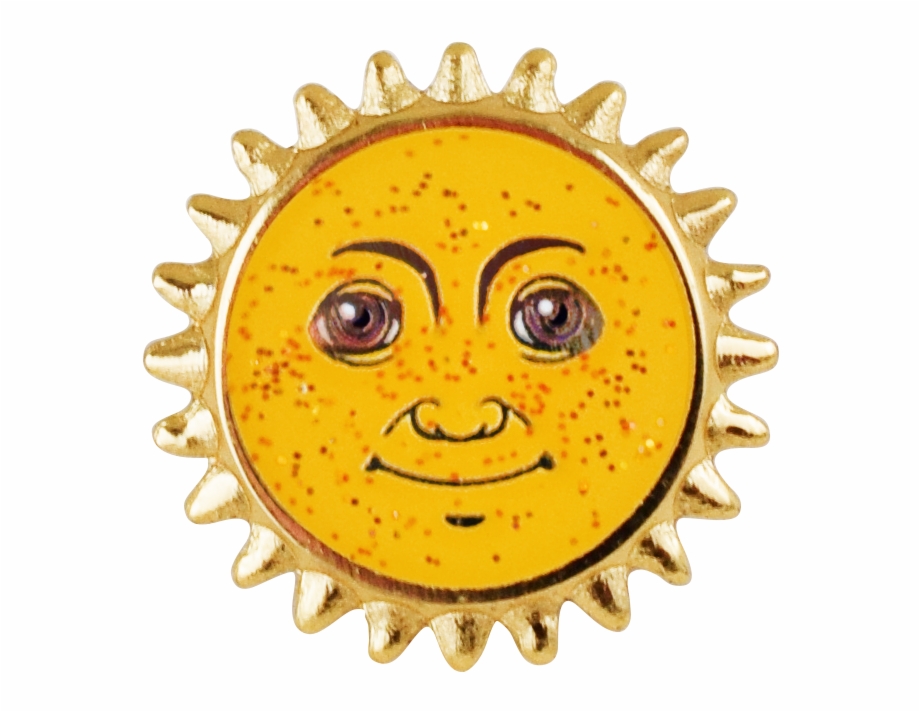 Sun Emoji Pin Smiley