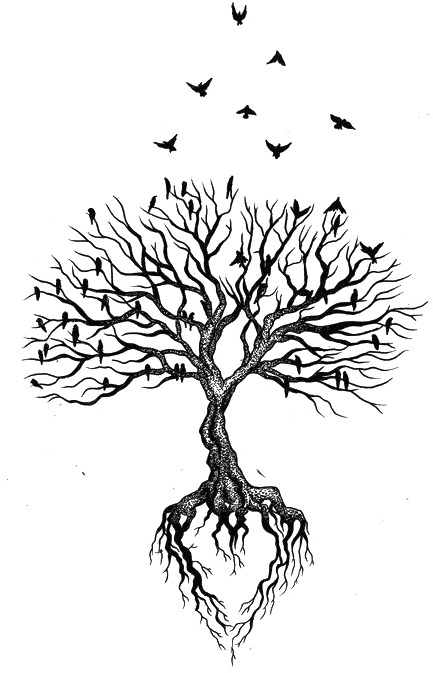 Free Tree Silhouette Tattoo Design, Download Free Tree Silhouette Tattoo Design png images, Free ClipArts on Clipart Library