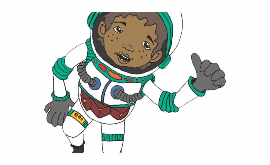 Astronaut Clipart Blank Background Cartoon Astronaut