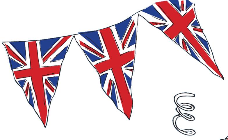 The Jubilee British Flag Bunting Png