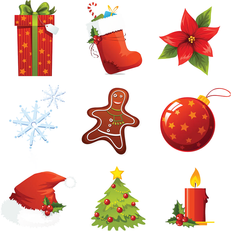 Xmas Elements Png Download Image Christmas Icon Free