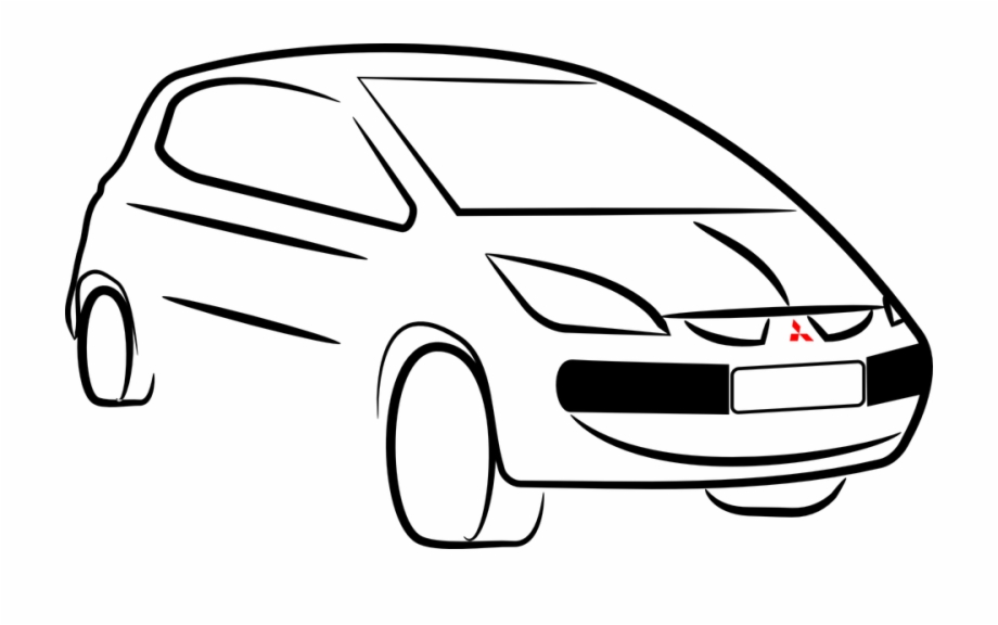 Car Colt Mitsubishi Silhouette Vehicle Automobile Contorno Carro