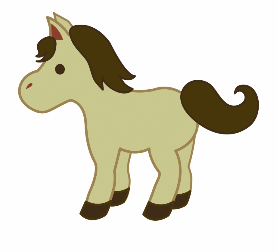 Baby Horse Clipart Pony Cartoon