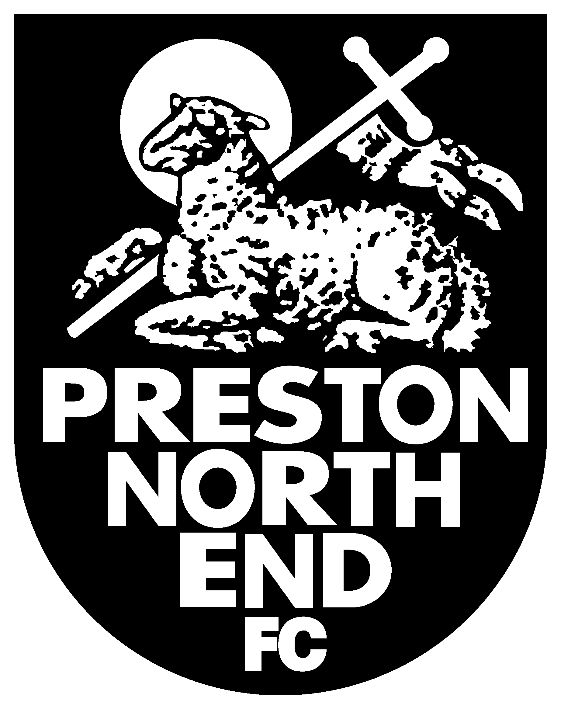 Preston North End Fc Logo Black And White