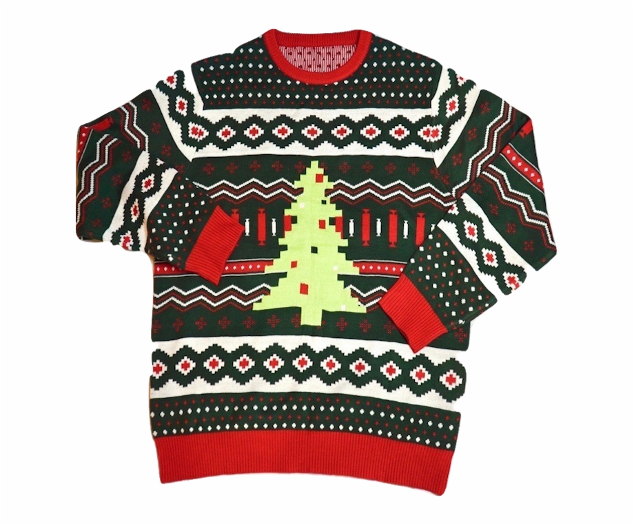 Christmas Tree Swag Ugly Sweater Cardigan