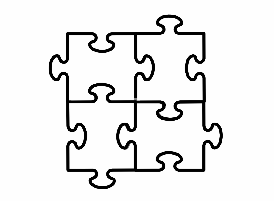 Small Autism Puzzle Piece Yellow