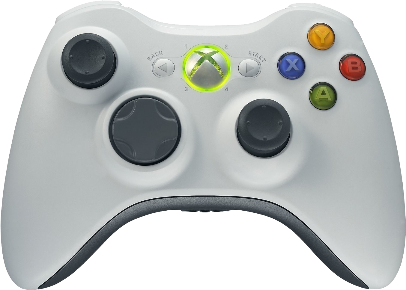 Xbox 360 controller Xbox One controller Black - xbox png download ...