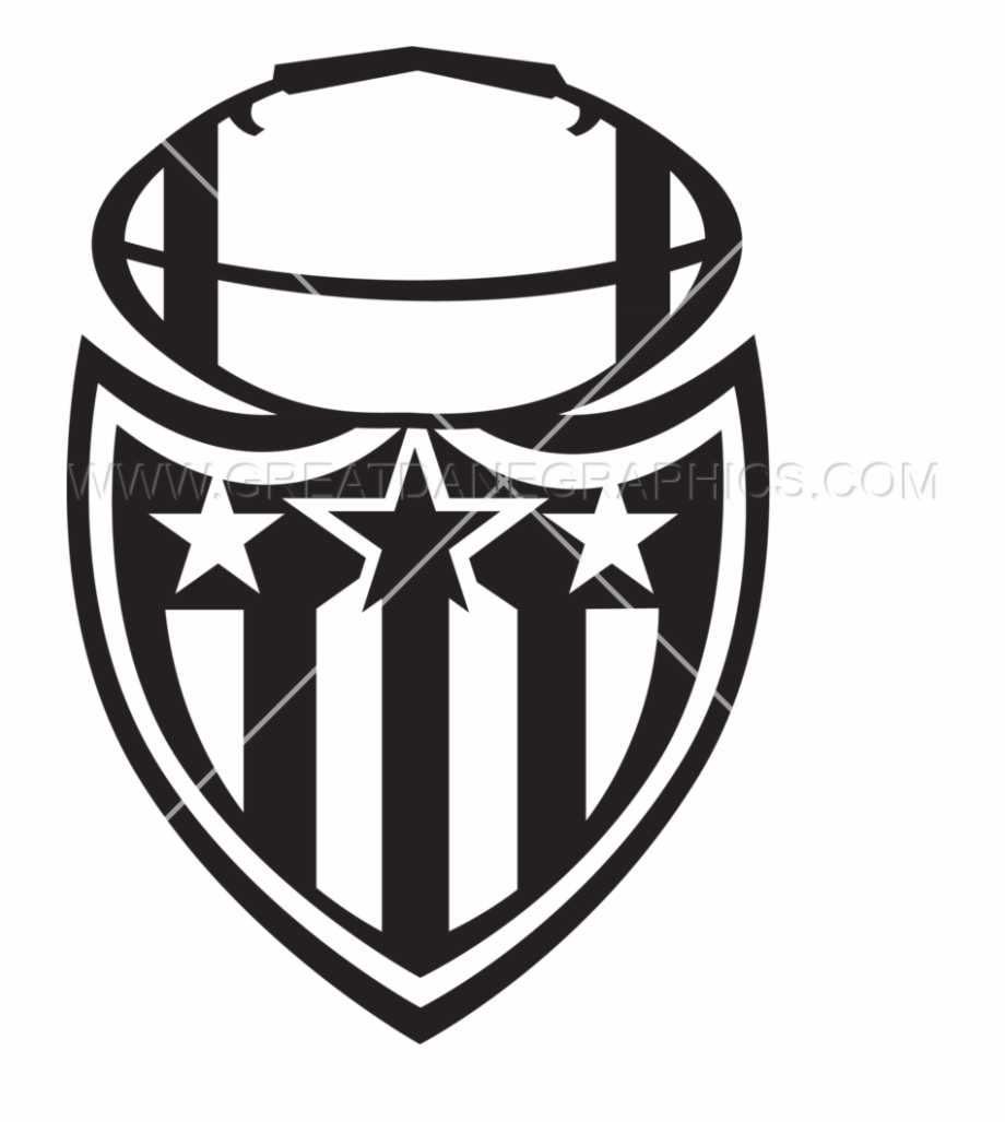 Football Production Ready Artwork Shield Crest Banner St