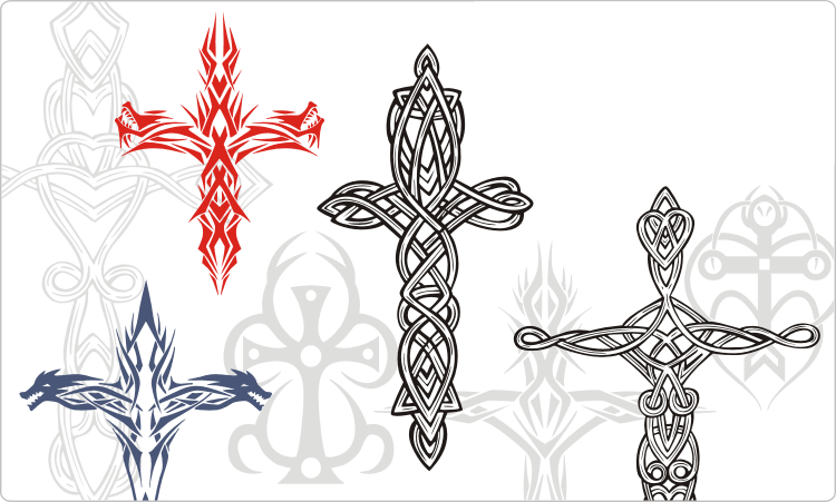 Tribal Cross Tattoos Tribal Crosses