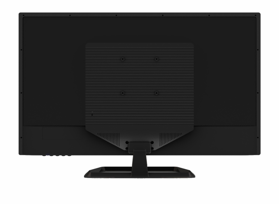 Low Res Back Of Computer Monitor Transparent