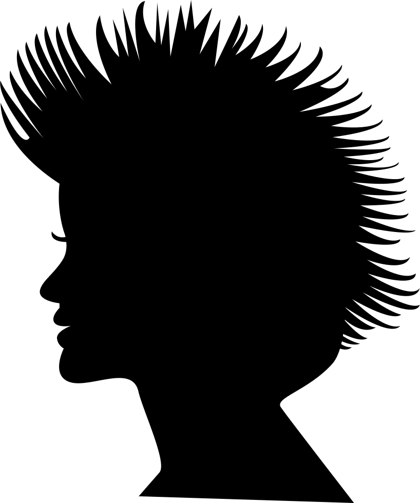 Short Hair On Female Head Silhouette Comments Person