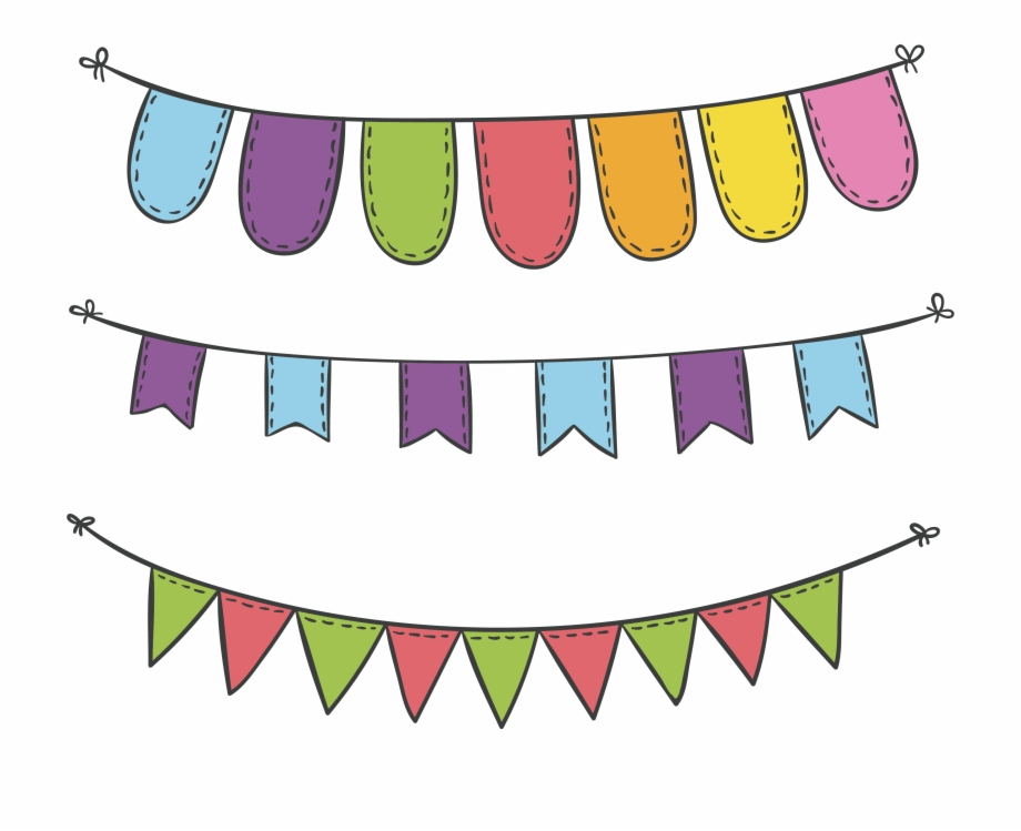 Svg Royalty Free Download Carnival Vector Flags Decoration