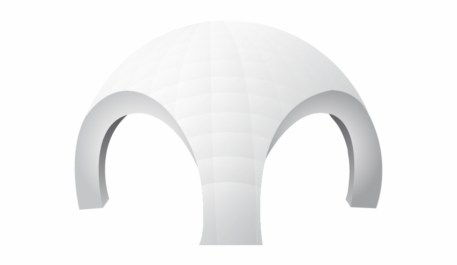 Technical Drawing Inflatable Igloo Arch