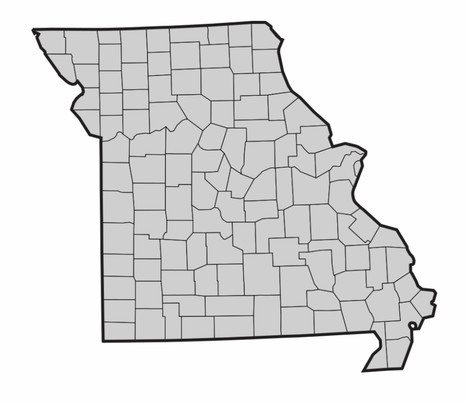 Blank Map Of Missouri Counties
