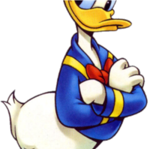 Png Donald Clipart Closed Mickey Mouse Duck Name