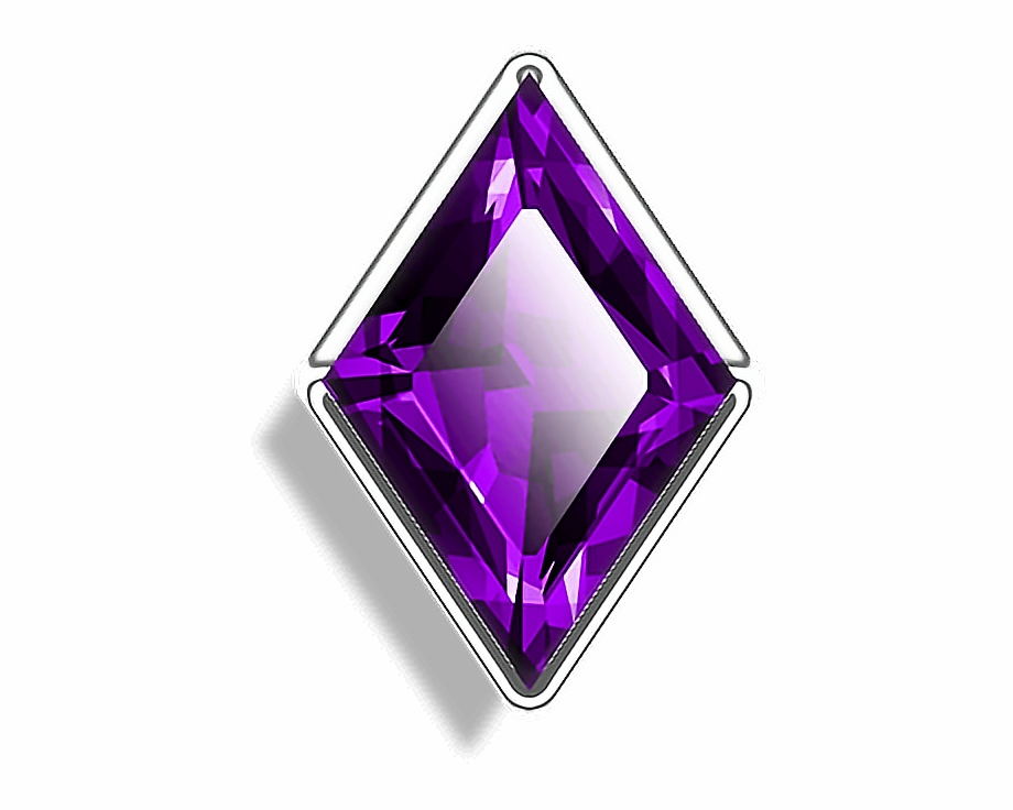 Purple Crystal Gem Stone Jewel Amethyst