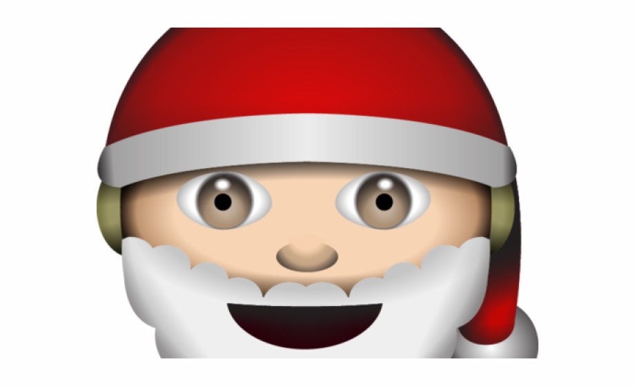 Santa Clipart Emoji Emoji Santa Claus Png