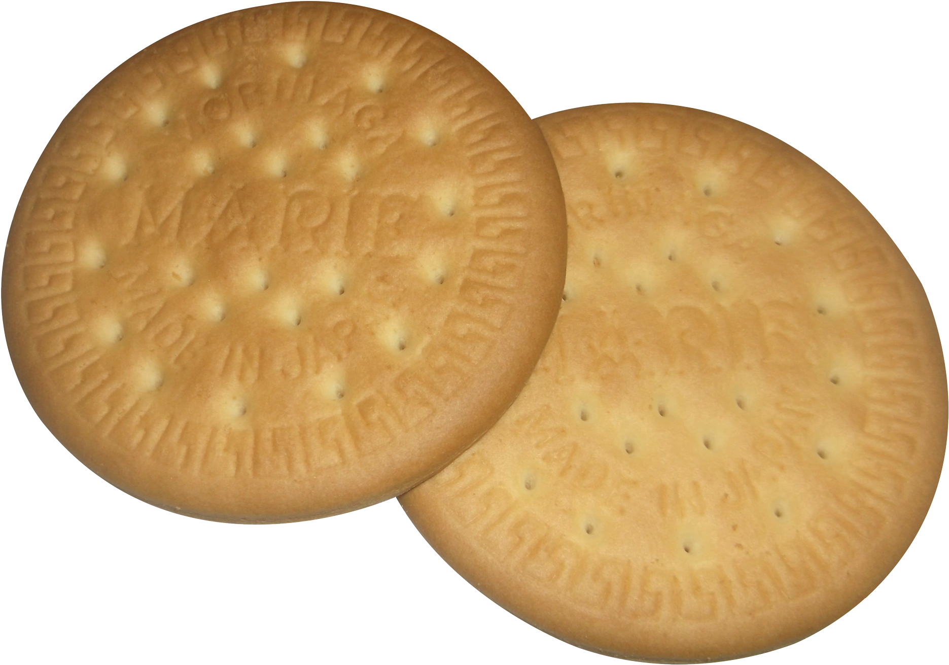 Marie Biscuits Crackers On Transparent Background