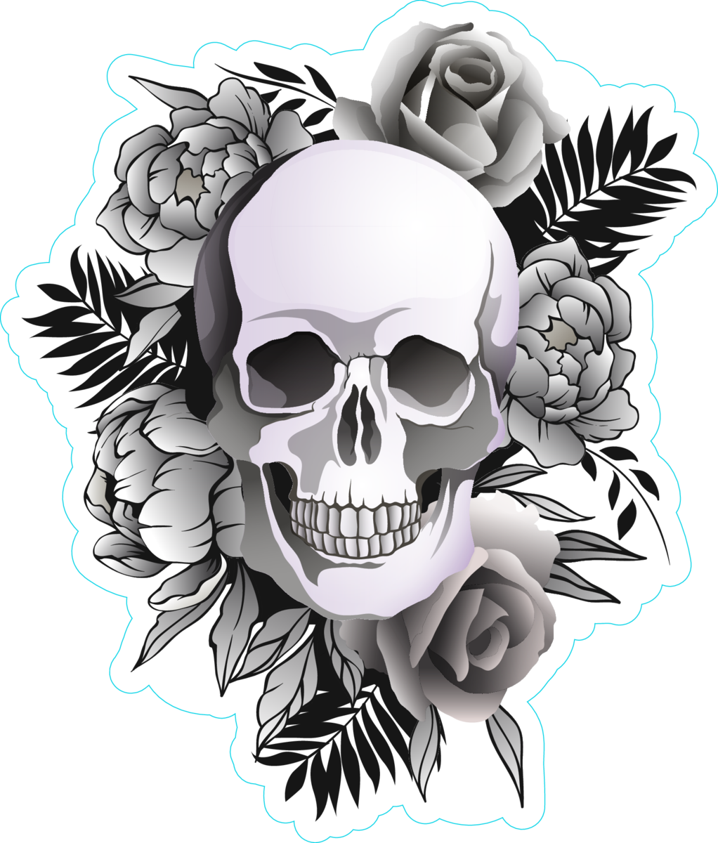 Clipart Galleryneed Flower Wicked Evil Skull Clipart Skull