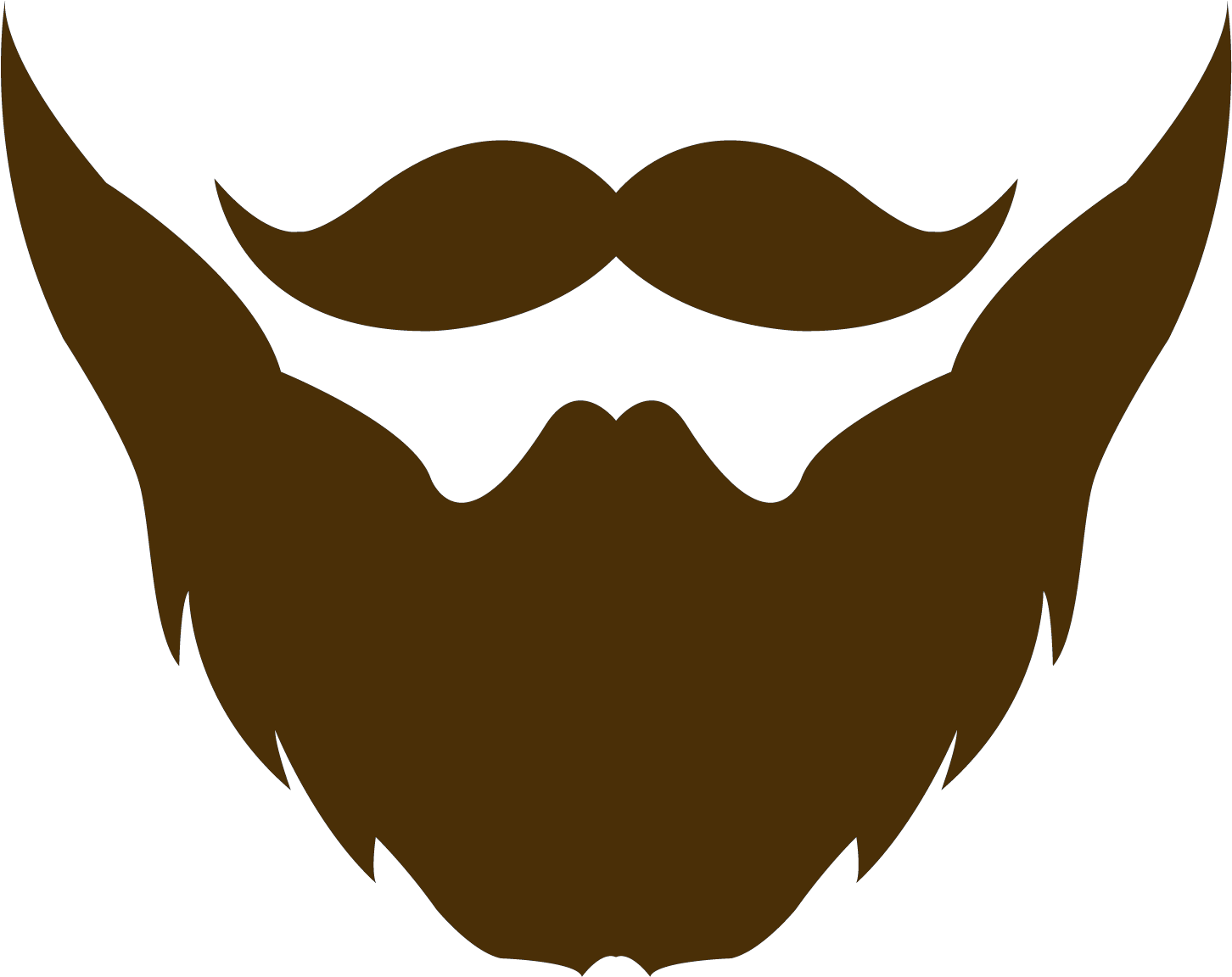 Mustache And Goatee Png Beard Clipart