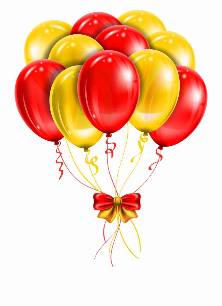 Transparent Red Yellow Balloons Png Picture Clipart Red