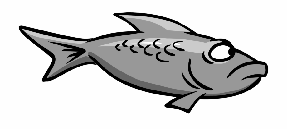 Fishing Clip Game Gray Fish