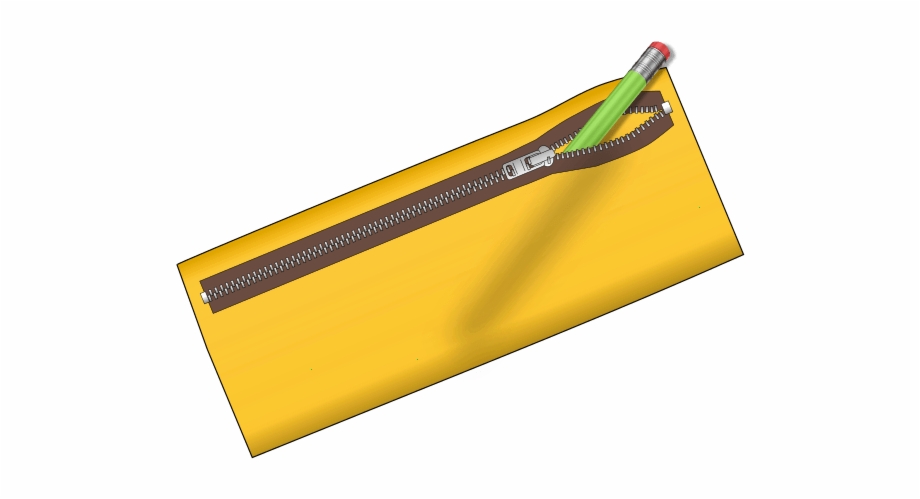 Free Yellow Pencil Case Clip Art Clipart Pencil