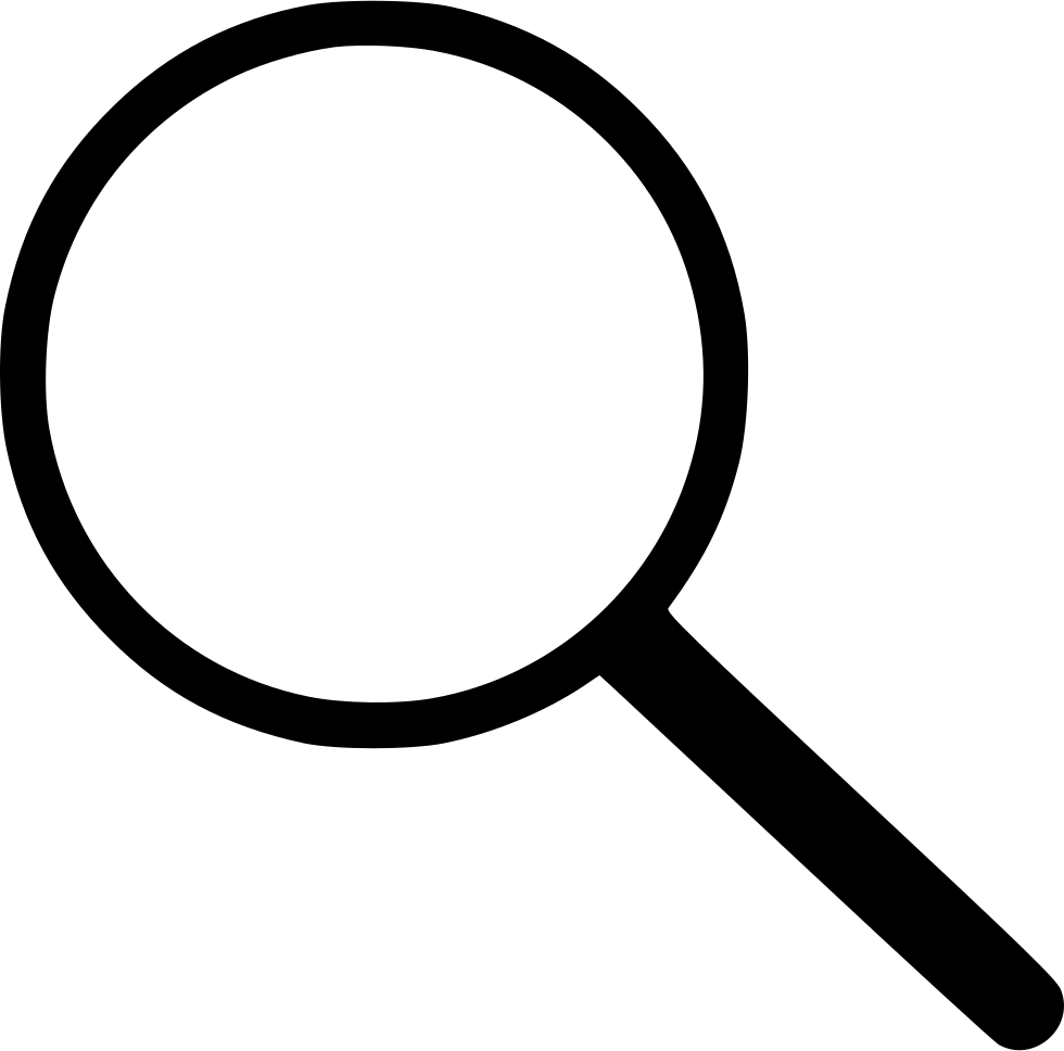 Svg Icon Free Download Transparent Background Magnifier Tool