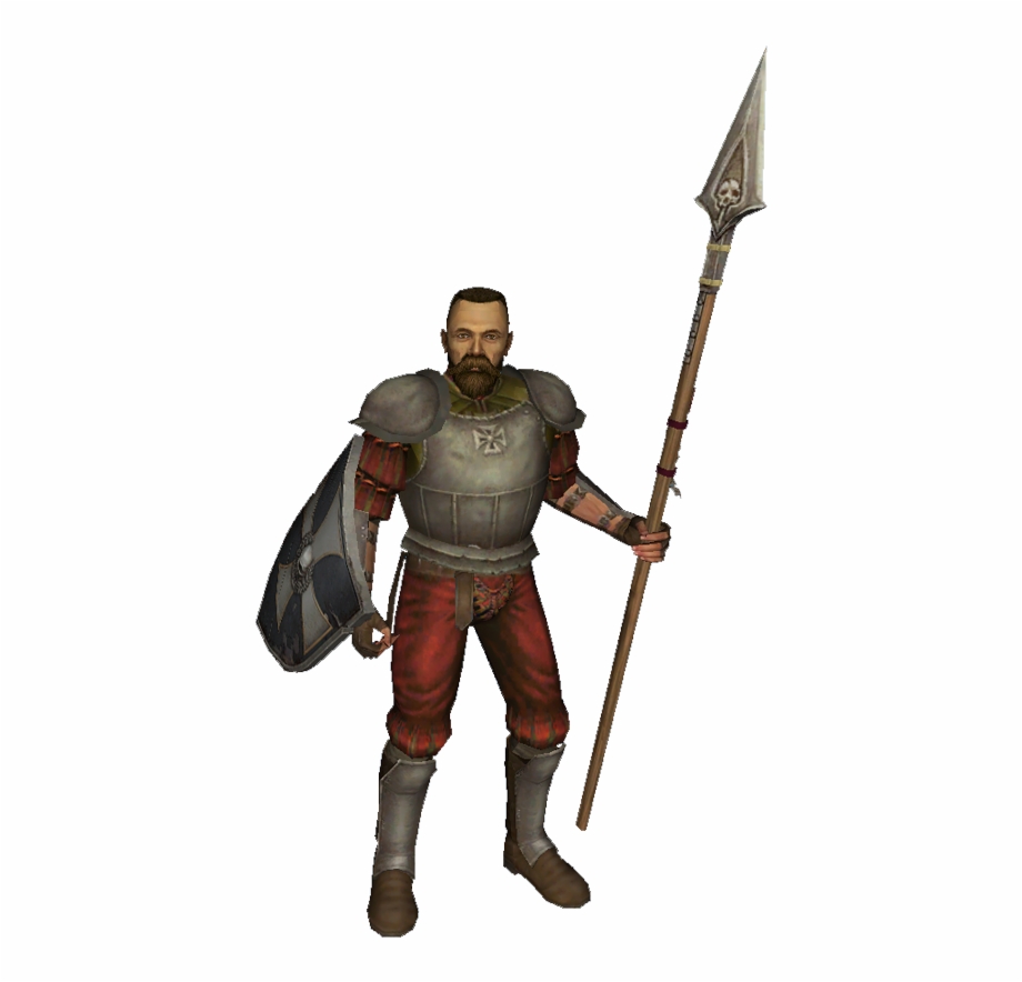 Spear Man Transparent Png Empire State Troops Warhammer