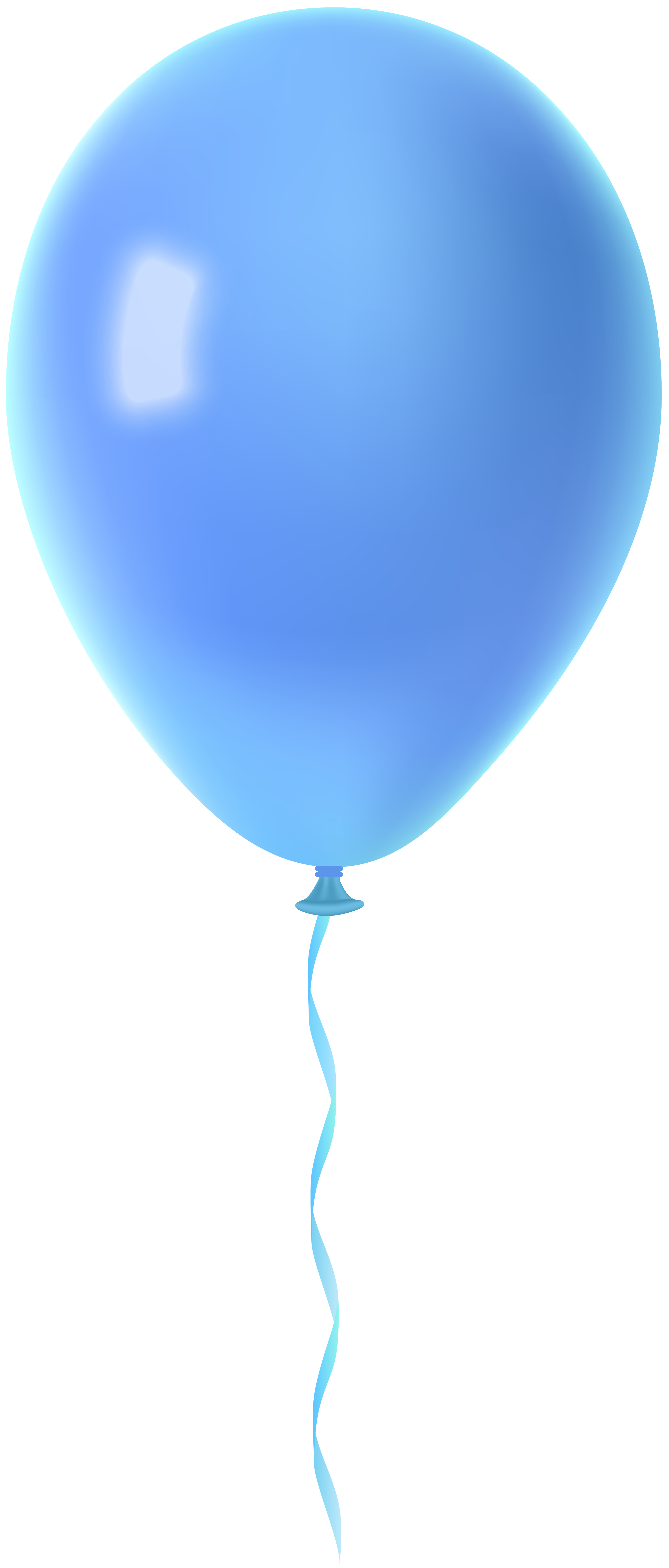 blue balloon transparent background