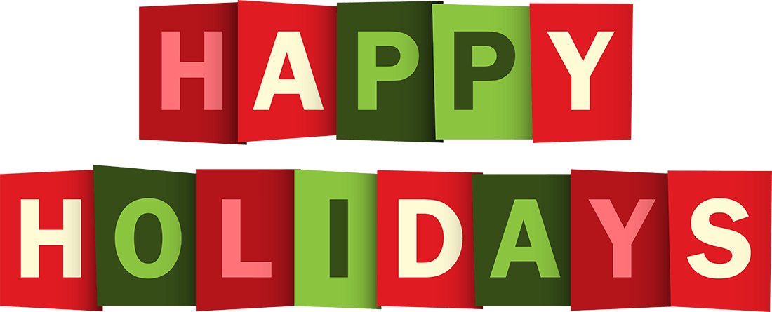 Happy Holidays Banner Png