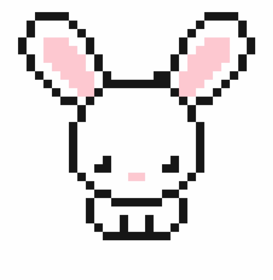 Cute Little Bunny Fall Out Boy Pixel Art - Clip Art Library