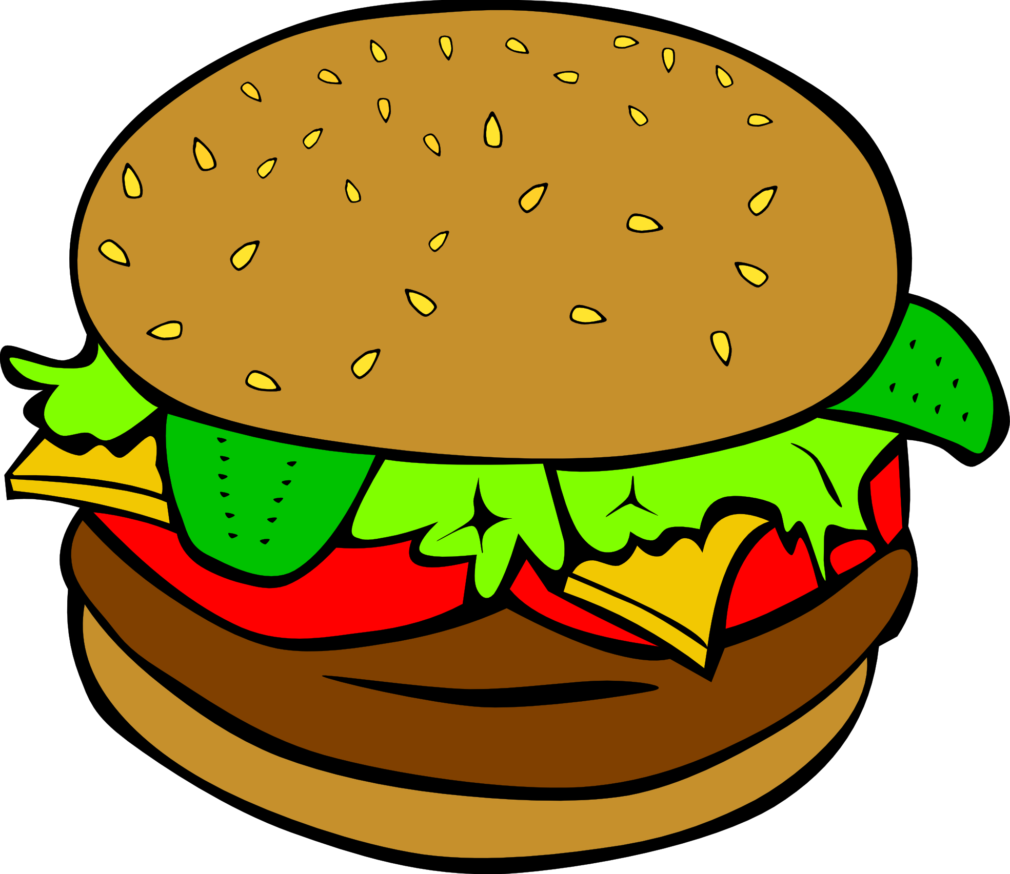 Hamburger Design Png Images Food Clipart Png