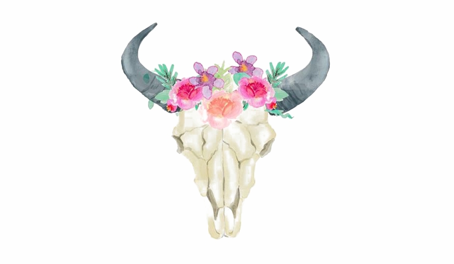 Sheep Skull Wedding Horn Printing Invitation Bull Clipart