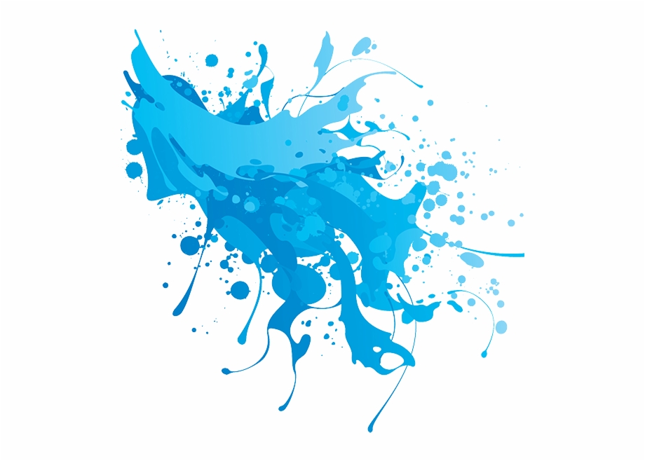 Graphic Design Water Sticker Blue Png Image With